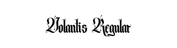 Volantis Regular Font