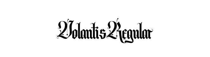 Volantis Regular  フリーフォントのダウンロード