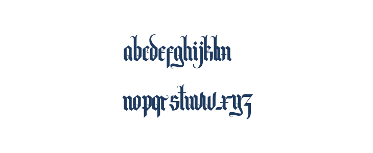 Volantis Regular Lowercase