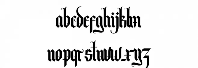 Volantis Regular 字体 小写