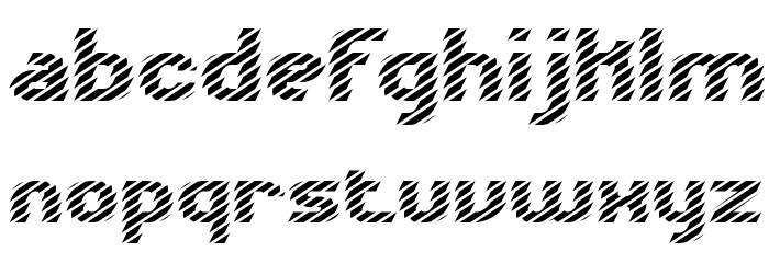 Volatile 1 BRK Font LOWERCASE