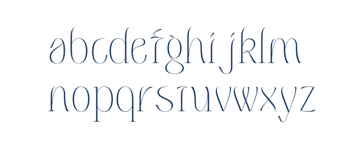 Volatile Serif PERSONAL USE Regular Lowercase