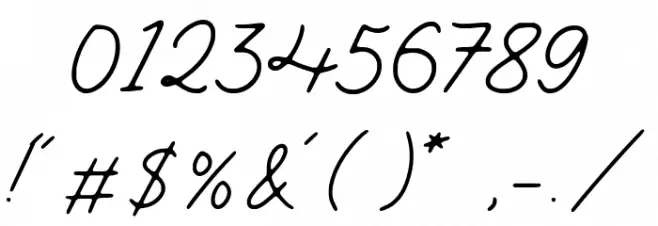 Volatile Font OTHER CHARS