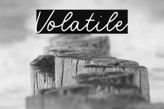 Volatile Font examples