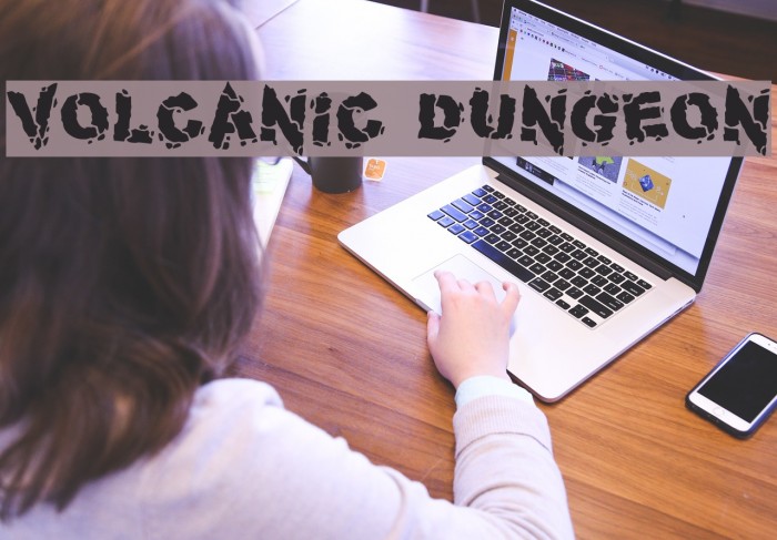 Volcanic Dungeon Font examples