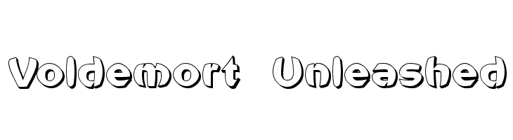 Voldemort Unleashed Font