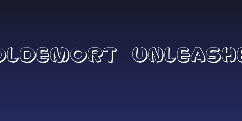 Voldemort Unleashed Social Header