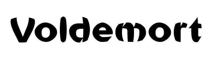 Voldemort Font