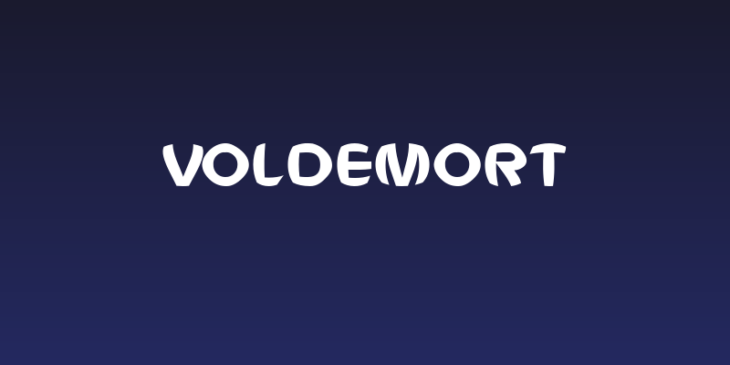 Voldemort Social Header