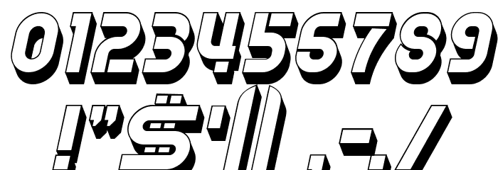 Voleur Hollow Regular Font OTHER CHARS