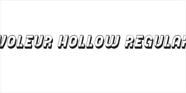 Voleur Hollow Regular Logo