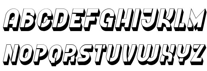 Voleur Hollow Regular Font LOWERCASE