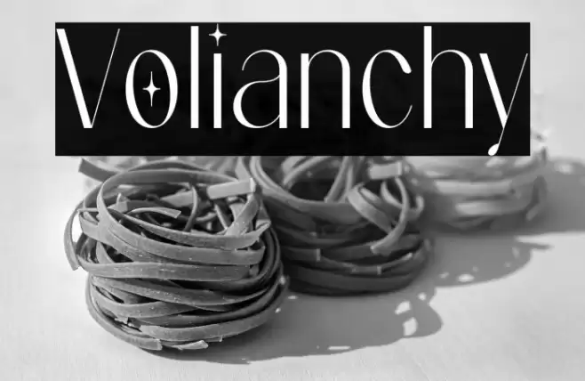 Volianchy Caratteri examples