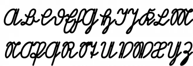Volk Redis Bold Italic Schriftart Groß
