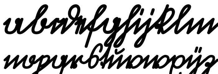 Volk Redis Bold Italic Font LOWERCASE