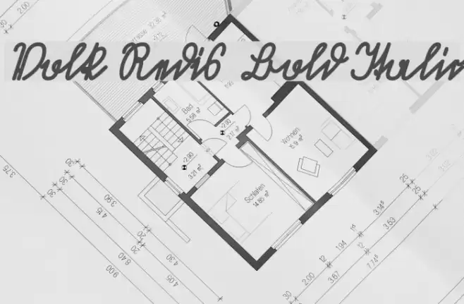 Volk Redis  Bold Italic Font examples