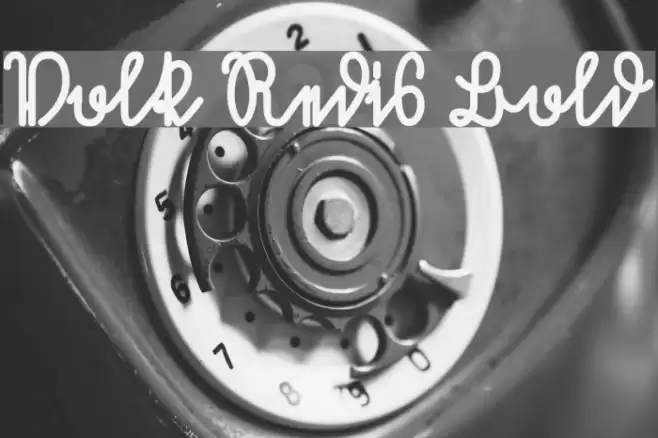 Volk Redis Bold Font examples