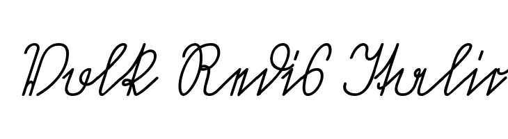 Volk Redis Italic Font