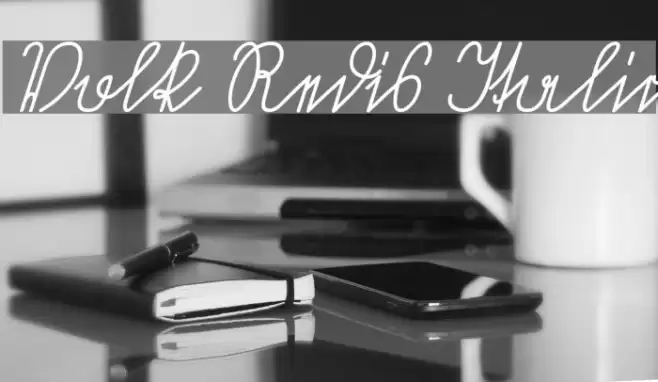 Volk Redis Italic Font examples