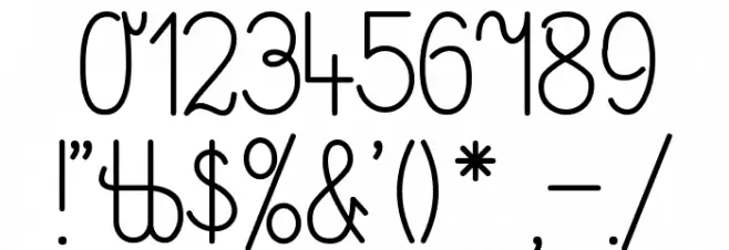 Volk Redis Font OTHER CHARS