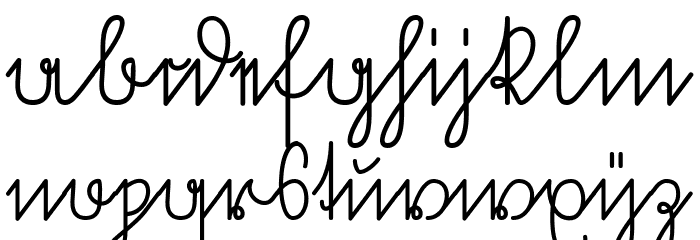 Volk Redis Font LOWERCASE