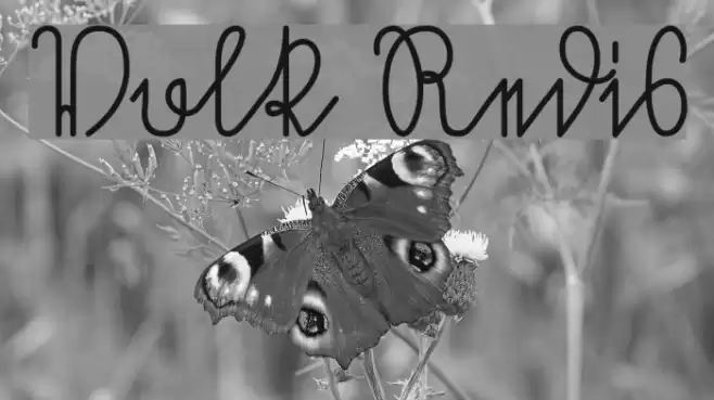 Volk Redis Font examples