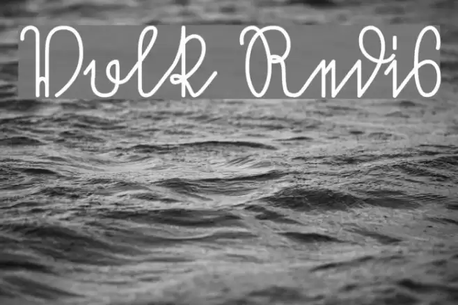 Volk Redis Font examples