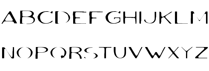 Volki Thin Font LOWERCASE