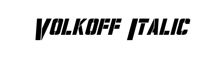 Volkoff Italic Font