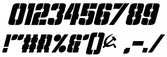 Volkoff Italic Font OTHER CHARS
