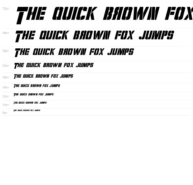 Volkoff Italic Waterfall