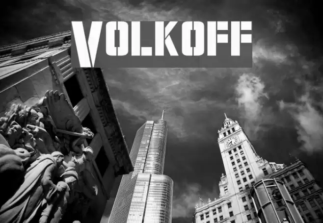 Volkoff フォント examples