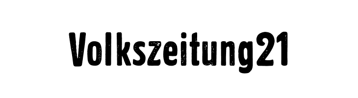 Volkszeitung 21  フリーフォントのダウンロード