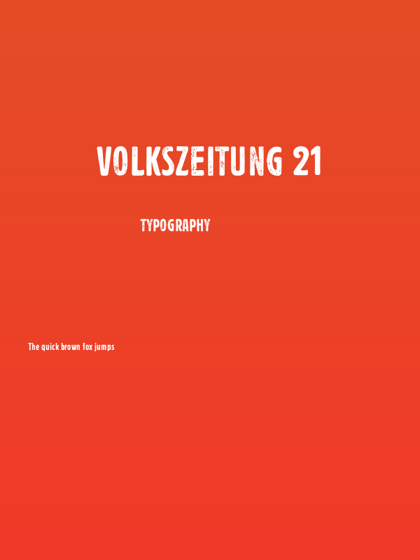 Volkszeitung 21 Poster