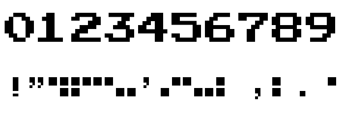 Volleyball Regular Font OTHER CHARS