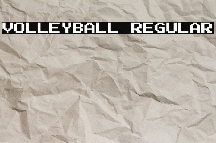 Volleyball Regular Example 1