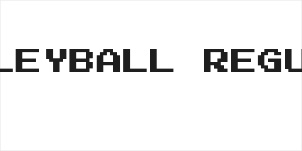 Volleyball Regular Logo