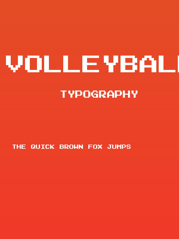 Volleyball Regular Poster