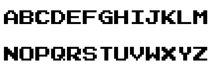 Volleyball Regular Font LOWERCASE