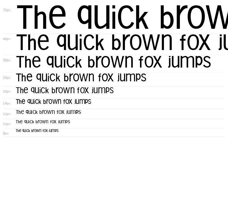 Vollkegel-Typewriter Waterfall