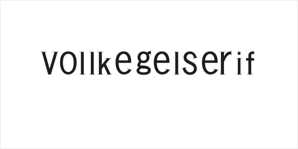 VollkegelSerif Logo