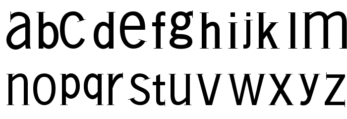 VollkegelSerif Font LOWERCASE