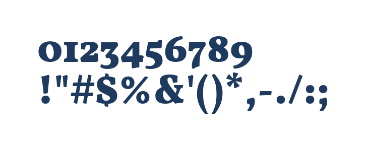 Vollkorn Black Other Characters