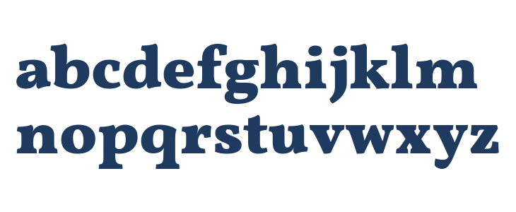 Vollkorn Black Lowercase