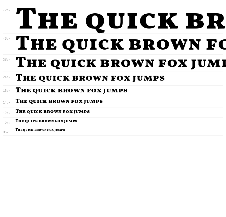 Vollkorn SC Black Waterfall