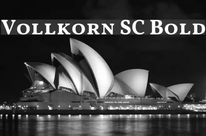 Vollkorn SC Bold examples