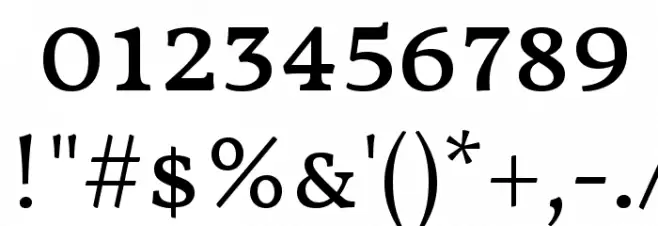 Vollkorn SC Regular Font OTHER CHARS