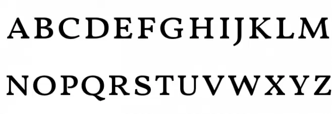 Vollkorn SC Regular Font Litere mici