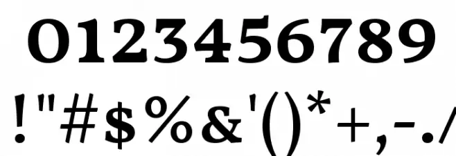 Vollkorn SC SemiBold Font OTHER CHARS