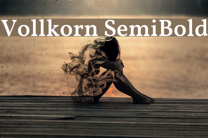 Vollkorn SemiBold Font examples